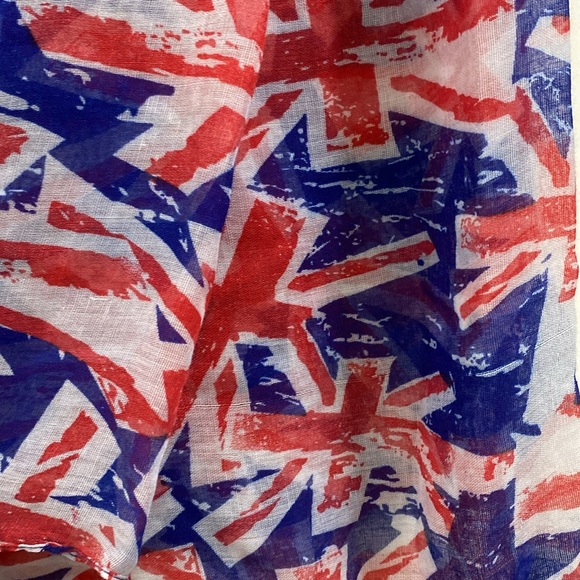 Union Jack light scarf - Picture 3 of 3